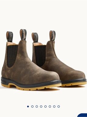 Blundstone Boots- Rustic Brown/Mustard-Black